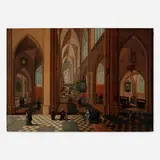 Peeter Neeffs the Elder, Interior of Church, oil on panel