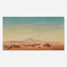 Henrik August Ankarcrona, Battle scene, oil on board