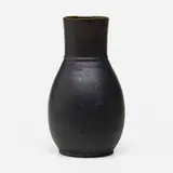 George E. Ohr, Vase, 1895-96, glazed earthenware