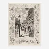 Félix Buhot, La Fête nationale au Boulevard Clichy, 1878, etching, drypoint and aquatint
