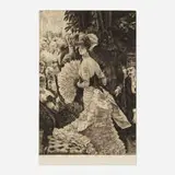 James Tissot, L'Ambitieuse (from La femme à Paris), 1885, etching and drypoint