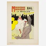Moulin Rouge (from Les Maîtres de l'Affiche) by Henri de Toulouse-Lautrec, 1898, lithograph in colors, offered Nov 2024