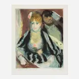 by Jacques Villon Pierre-Auguste Renoir, La loge, 1928, aquatint and etching in colors