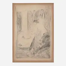 Edgar Degas, Le petit cabinet de toilette, 1879-80, etching