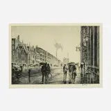 Martin Lewis, Rain on Murray Hill
