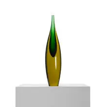 vase by Luciano Gaspari, c. 1965, glass, sold Sep 2011