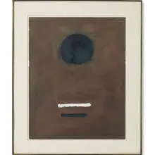 Adolph Gottlieb, Burst #6, 1965, acrylic on paper