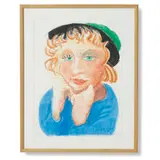 David Hockney, Celia with Green Hat, 1984, lithograph on paper