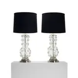 Ercole Barovier, Mugnoni table lamps, pair