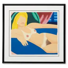 Nude by Tom Wesselmann, 1980, aquatint on paper, sold Sep 2011