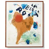 Julian Schnabel, La Blusa Rosa I (from Sexual Spring-Like Winter), 1995, screenprint with poured resin on paper