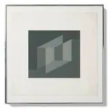 Never Before a (from the Never Before portfolio) by Josef Albers, 1976, screenprint on paper, sold Sep 2011