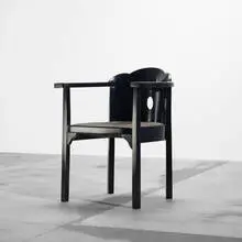 armchair, model 826 by Josef Hoffmann, 1914, lacquered wood, upholstery, sold Sep 2011