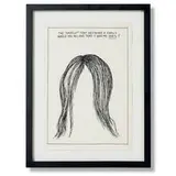 untitled (The Haircut) by Raymond Pettibon, c. 1986, ink on paper, sold Sep 2011
