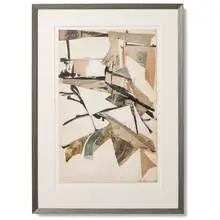 Jazz in New York by Grace Hartigan, 1957, ink and collage on paper, sold Sep 2011