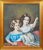 XIXe siècle Ecole française, Portrait de jeune fille, pastel sur papier