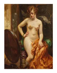 Charles Van Roose, Nu de femme, signé 'CH. Van Roose' (en bas à droite)