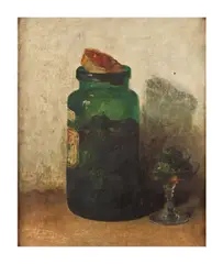 Guillaume Fouace, Fruits à l'eau de vie, signé 'G. Fouace' (en bas à droite)