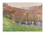 Jacinthe Pozier, Bords de Rivière, Signé 'J. POZIER' (en bas à gauche)