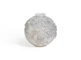 R. Lalique, Vase "Druide" ou "Gui de chêne", A signed white blown glass "Druide" or "Gui de chêne" vase by R