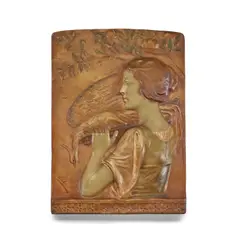 Goldscheider, Maiden Relief Plaque