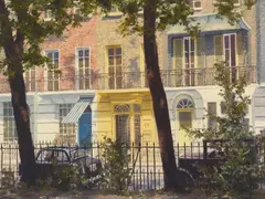 David Shepherd C.B.E., Cheyne Walk, Chelsea, oil on canvas