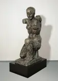 Ludwig Kasper, Große Kniende, 1944, Bronze mit grünlich-brauner Patina. Höhe (ohne Sockel): 150 cm (59 in.)