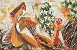 Ernst Wilhelm Nay, Mutter mit Kind unter Blütenbaum