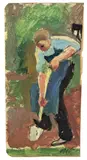 August Macke, Gartenarbeiter