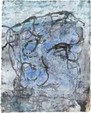 Emil Schumacher, Ohne Titel, 1962, Mischtechnik auf dickem genarbten Papier