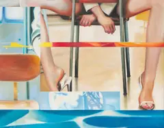 Martin Eder, Ohne Titel, 1998, Öl auf Leinwand