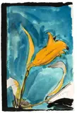 Thomas Schütte, Magnolia, 1995, Aquarell, Tuschpinsel und -feder auf Velin