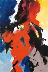 Jean Miotte, Ohne Titel, Um 1990, Acryl auf Leinwand
