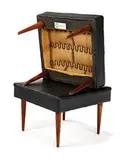 Milo Baughman, Pair of ottomans, c. 1955, Thayer Coggin