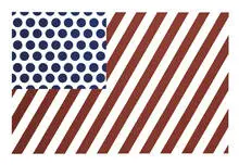 Roy Lichtenstein, Forms in Space, 1985, Screenprint in colors