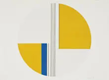 Ilya Bolotowsky, Untitled (Composition) (2), c. 1965, Color lithograph