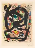 Untitled (Los Angeles County Museum Graphic Arts Council) by Joan Miró, 1969, Lithograph printed in colors, sold Jun 2011