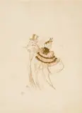 Henri de Toulouse-Lautrec, Les Vieux Messieurs (Couple)