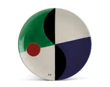 Sonia Delaunay, Untitled (Plate), c. 1955, Glazed ceramic