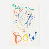 Willem de Kooning, Rainbow: Thelonious Monk, Devil at the Keyboard, c. 1972-76, lithograph