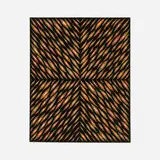 Fred Tomaselli, 50 V's for the Center of your Face, 1998, aquatint photo etching