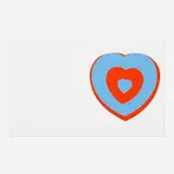 Marcel Duchamp, Coeurs Volants - Fluttering Hearts, 1961, screenprint in colors