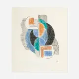 Sonia Delaunay, Untitled, c.1965, etching in colors
