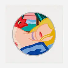 Tom Wesselmann, Blonde Vivienne, 1998, Mixograf in colors on handmade paper
