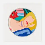 Blonde Vivienne by Tom Wesselmann, 1998, Mixograf in colors on handmade paper, sold Feb 2021