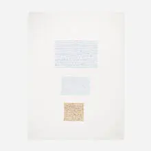 Untitled by Ellen Gallagher, 1997, lithograph in colors on BFK Rives, sold Feb 2021