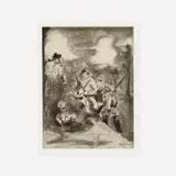 Kara Walker, L’il Patch of Woods, 1997, etching and aquatint