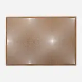 Richard Anuszkiewicz, Concave Convex, 1972, screenprint on brown paper