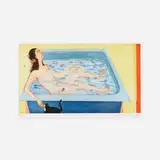 Sarah McEneaney, Beneficial Bath, 2002, etching with drypoint in colors
