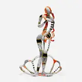 Dorit Levinstein, Venus (Botticelli) (from the Studying the Masters series), 2019, painted bronze